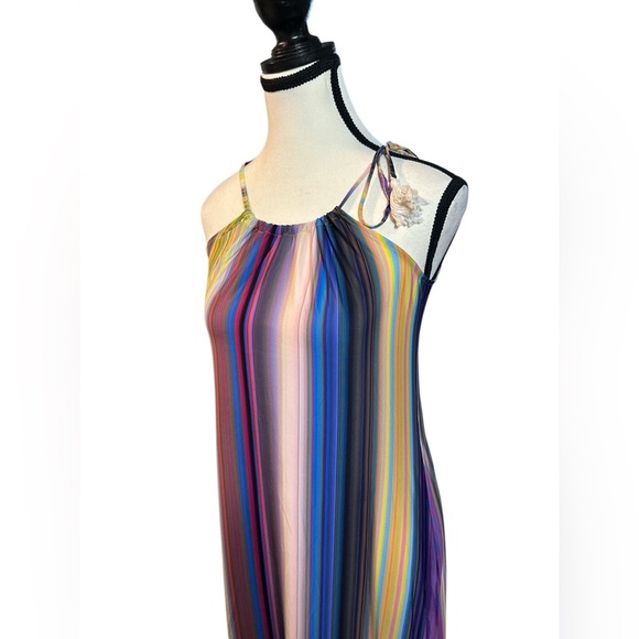 Colorful Striped Maxi Dress - Picture 3 of 6